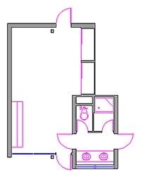 CAD Drawing of general room layout
